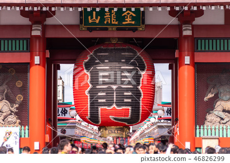 kaminarimon, sensoji temple, Asakusa, tokyo, japan 46826299