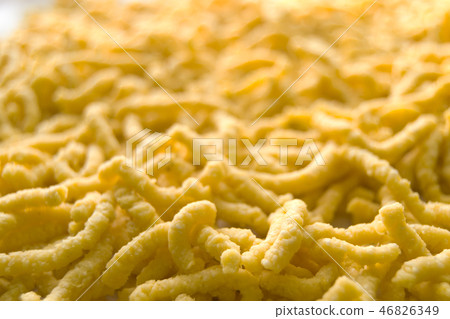 Passatelli pasta. delicious food of Modena Passatelli pasta. delicious food of Modena 46826349