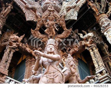 Thai sanctuary of truth 46826353