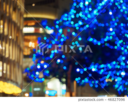 Midosuji illumination OSAKA light's renaissance (out focus) Midosuji illumination OSAKA light's renaissance (out focus) 46827096