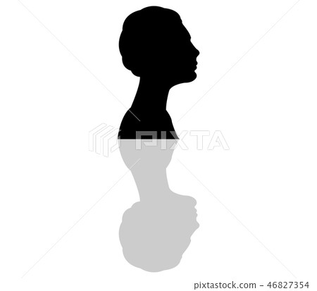 Woman Profile Icon Stock Illustration 46827354 Pixta