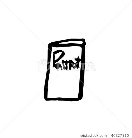 Passport grunge icon. Vector hand drawn illustration. Passport grunge icon. Vector hand drawn illustration. 46827510