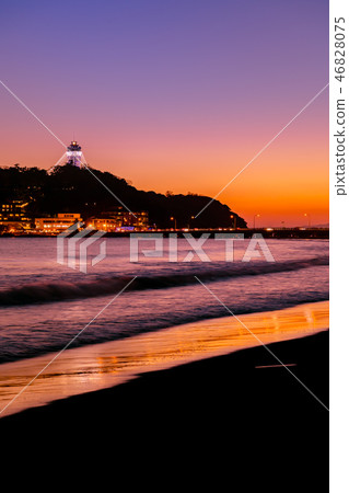 江之島的黃昏 46828075