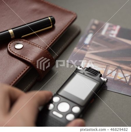 collecting data, ic recorder, examining 46829482