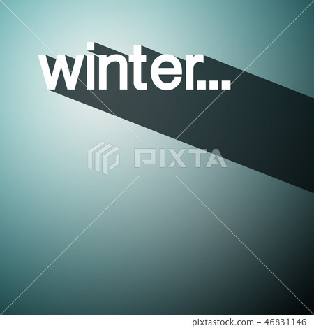 Winter Background VectorLong Shadow Design Winter Background VectorLong Shadow Design 46831146