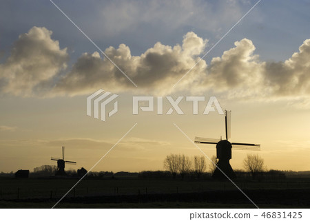 Windmill the Zandwijkse windmolen 46831425