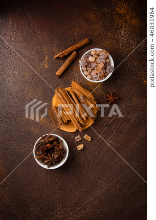 Spices for cooking homemade cookies. 46831964