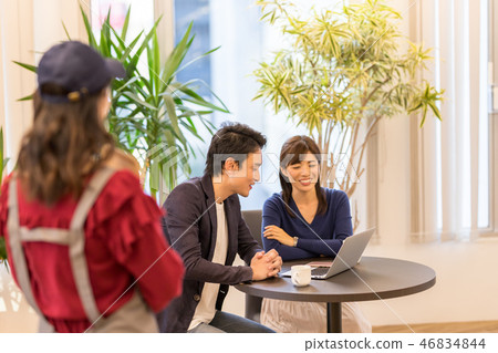 Cafe clerk part-time job Cafe clerk part-time job 46834844