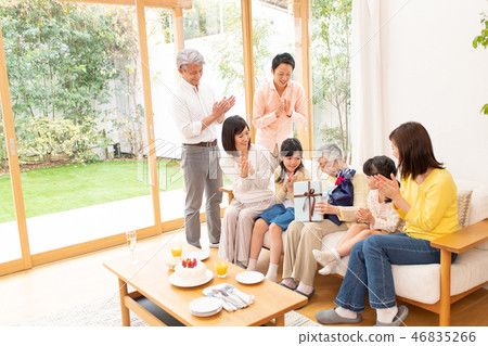 Family Four generations family image Family Four generations family image 46835266