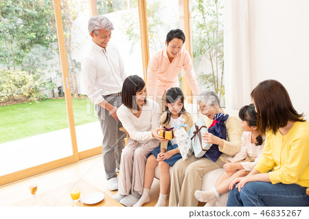 Family Four generations family image Family Four generations family image 46835267