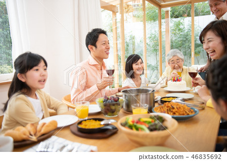 Family Four generations family image 46835692