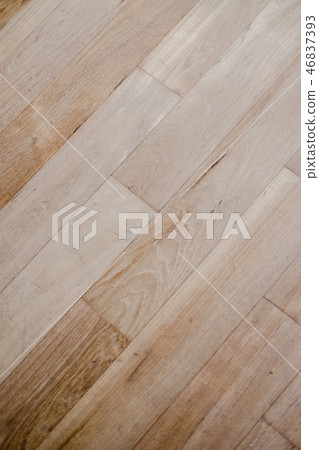 Hardwood parquet floor from above 46837393