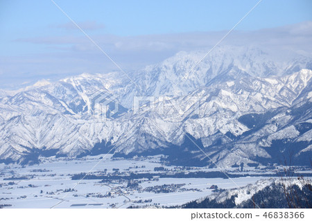 From Niigata Prefecture Ishiuchi Maruyama ski resort to the direction of Rikamachi 46838366