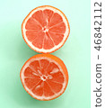 Living Coral & pastel blue color. 46842112