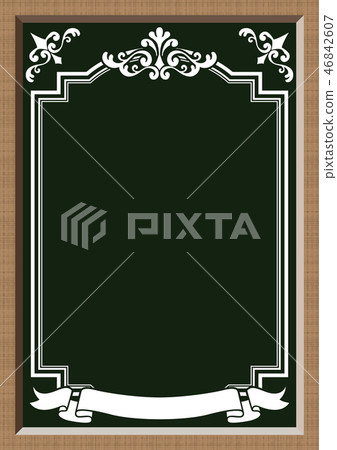 Blackboard Frame For Web Banners Welcome Stock Illustration