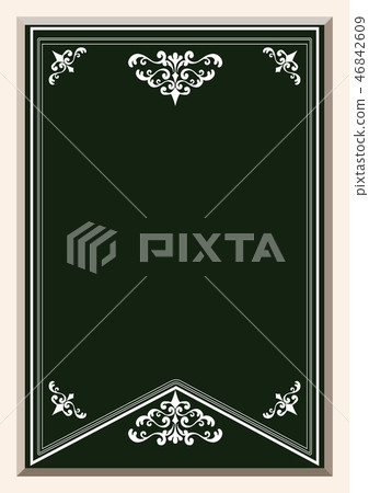 Blackboard frame. For web banners. Welcome board frame design. 46842609