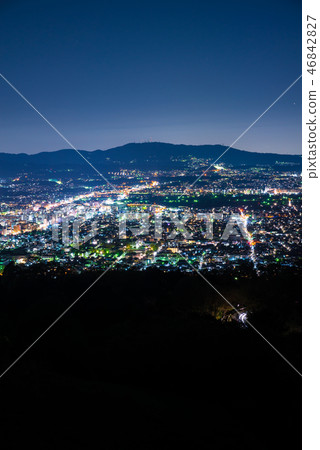 奈良的夜景（奈良縣奈良市若草山）* 2017年4月攝 46842827