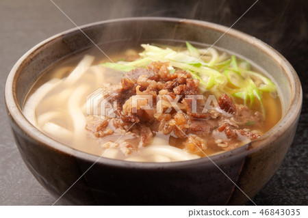 Meat noodles 46843035