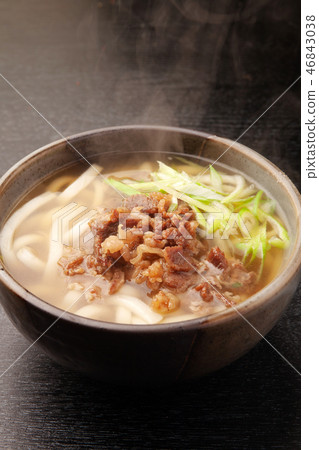 Meat noodles 46843038