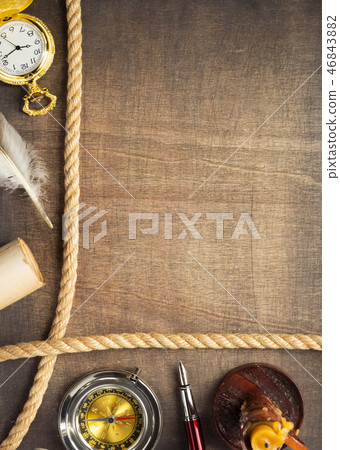 retro design concept at wooden background retro design concept at wooden background 46843882
