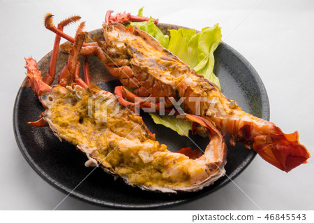 Grilled Ice Shrimp Miso Mayonnaise 46845543