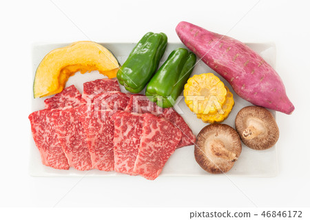 Yakiniku ingredients BBQ ingredients Yakiniku ingredients BBQ ingredients 46846172