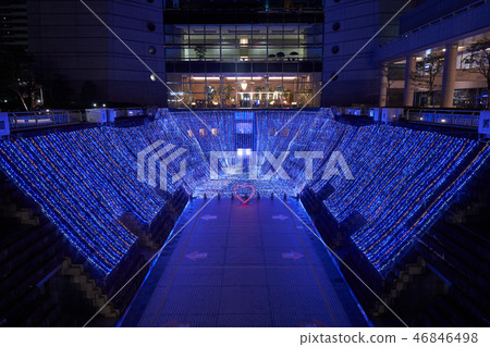 城市夜景橫濱聖誕節照明 46846498