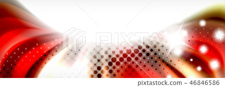 Smooth liquid blur wave background, color flow concept, illustration Smooth liquid blur wave background, color flow concept, illustration 46846586