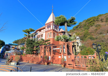 [Hyogo Prefecture] House of weathercock under fine weather 46848307