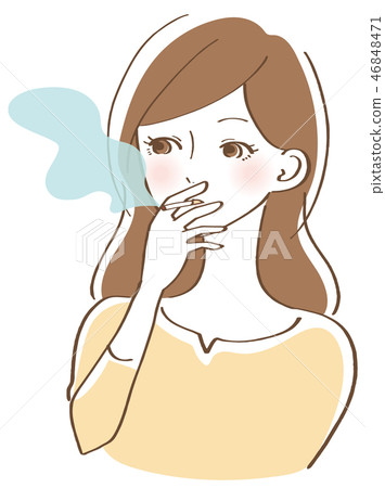 吸煙的女人 46848471