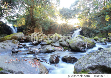 Maru Waterfalls Aso Ogunimachi Kumamoto Prefecture Japan Maru Waterfalls Aso Ogunimachi Kumamoto Prefecture Japan 46848992