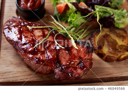 striploin steak, grill barbeque restaurant menu 46849566