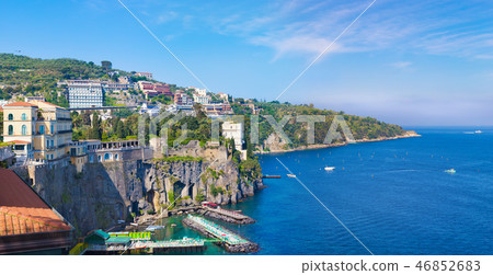 Daytime view of Sorrento, Amalfi coast, Italy 46852683