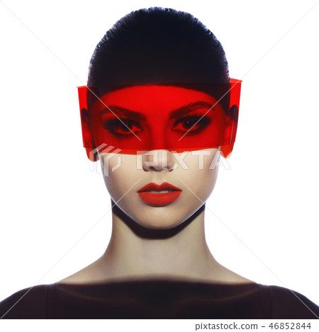 Elegant futuristic lady 46852844