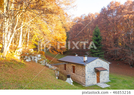 Autumn mountain landscape Autumn mountain landscape 46853216