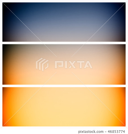 Set of horizontal banners. Set of horizontal banners. 46853774