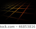 Futuristic grid in yellow red on black background Futuristic grid in yellow red on black background 46853816