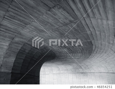 Architecture details wall curve Concrete cement Architecture details wall curve Concrete cement 46854251