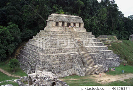 MEXICO CHIAPAS PALLENQUE MAYA RUINS 46856374