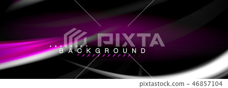 Blurred fluid colors background, abstract waves lines, mixing colours with light effects on light 46857104