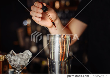 Cocktail Preparation.  46857996