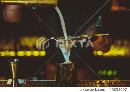 Cocktail Preparation.  46858007