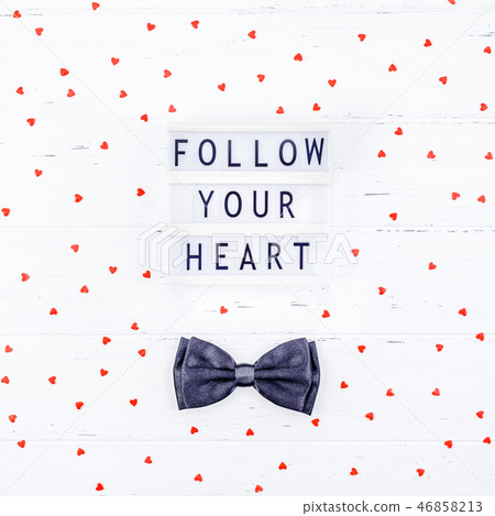 Creative Valentine Day romantic composition 46858213