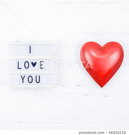 Creative Valentine Day romantic composition Creative Valentine Day romantic composition 46858216