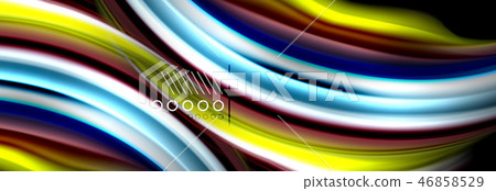 Fluid liquid wave pattern Fluid liquid wave pattern 46858529