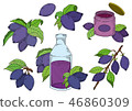 Illustration material of lotus cup 46860309