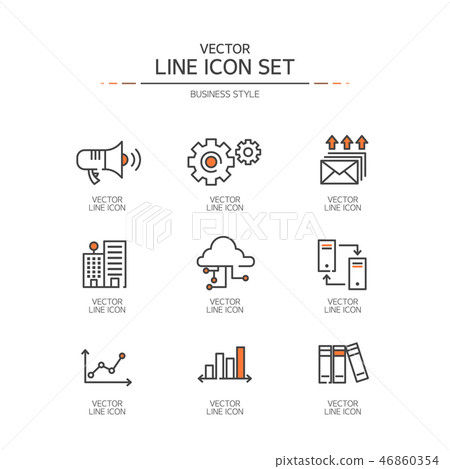 Icon set - Stock Illustration [46860354] - PIXTA