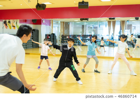 Dance School Sports Club Kids Classroom Image 46860714