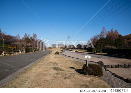 Omiya Hana no Oka農業和林業公園冬季場景 Omiya Hana no Oka農業和林業公園冬季場景 46860784