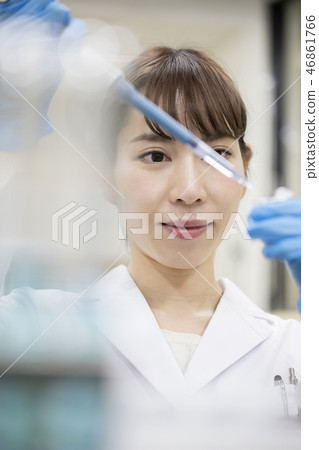 Research and development Experimental image Micropipette Research and development Experimental image Micropipette 46861766